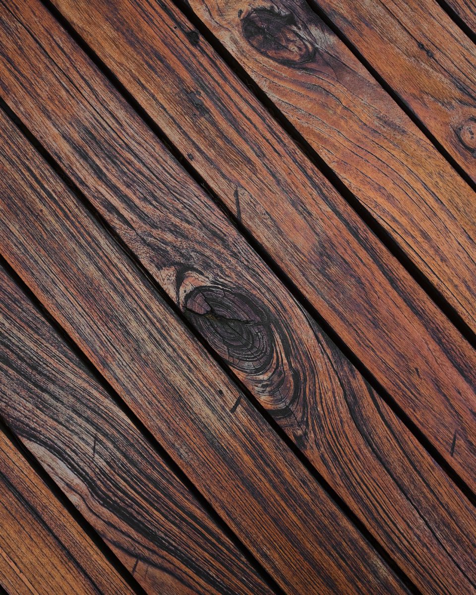 Deck board and railing detail